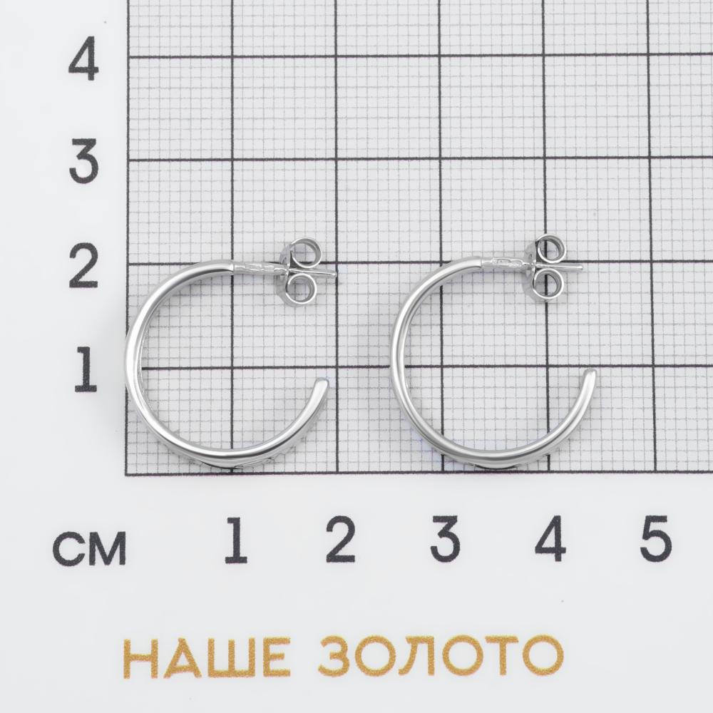 Серебряные серьги гвоздики Талант ТБ12-72-0000-15231