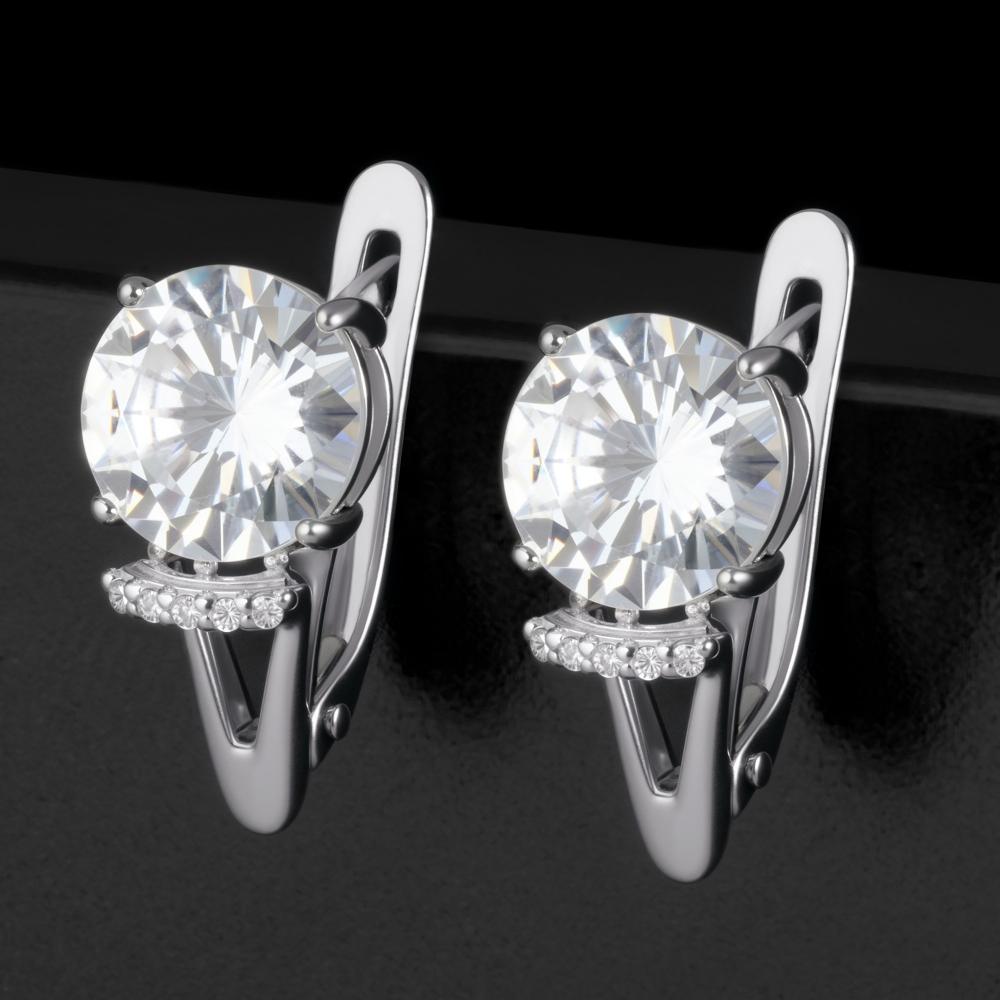 Серебряные серьги Талант ТБ10-72-0001-24084