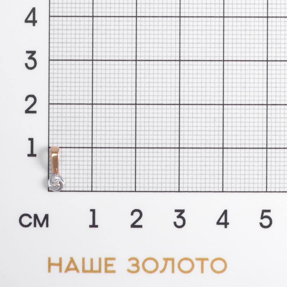 Золотая подвеска Клондайк из красного золота 585 пробы ЛХ03-03006-01-001-01-01