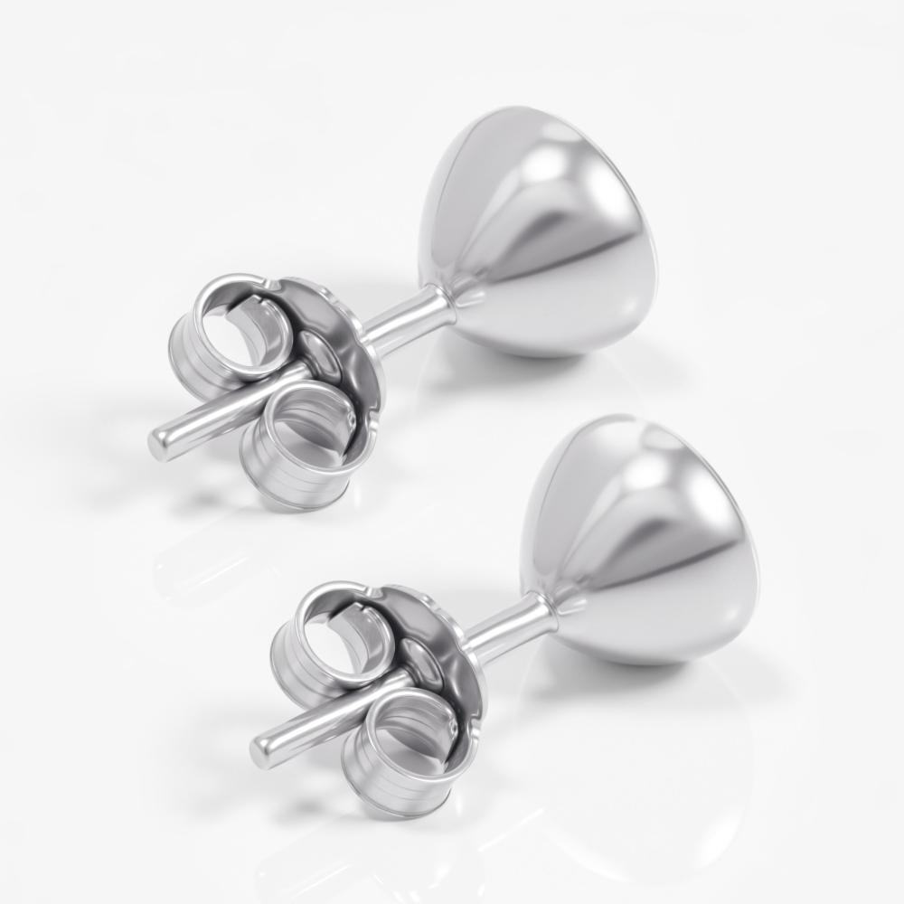 Серебряные серьги гвоздики Талант ТБ12-72-000S-10758