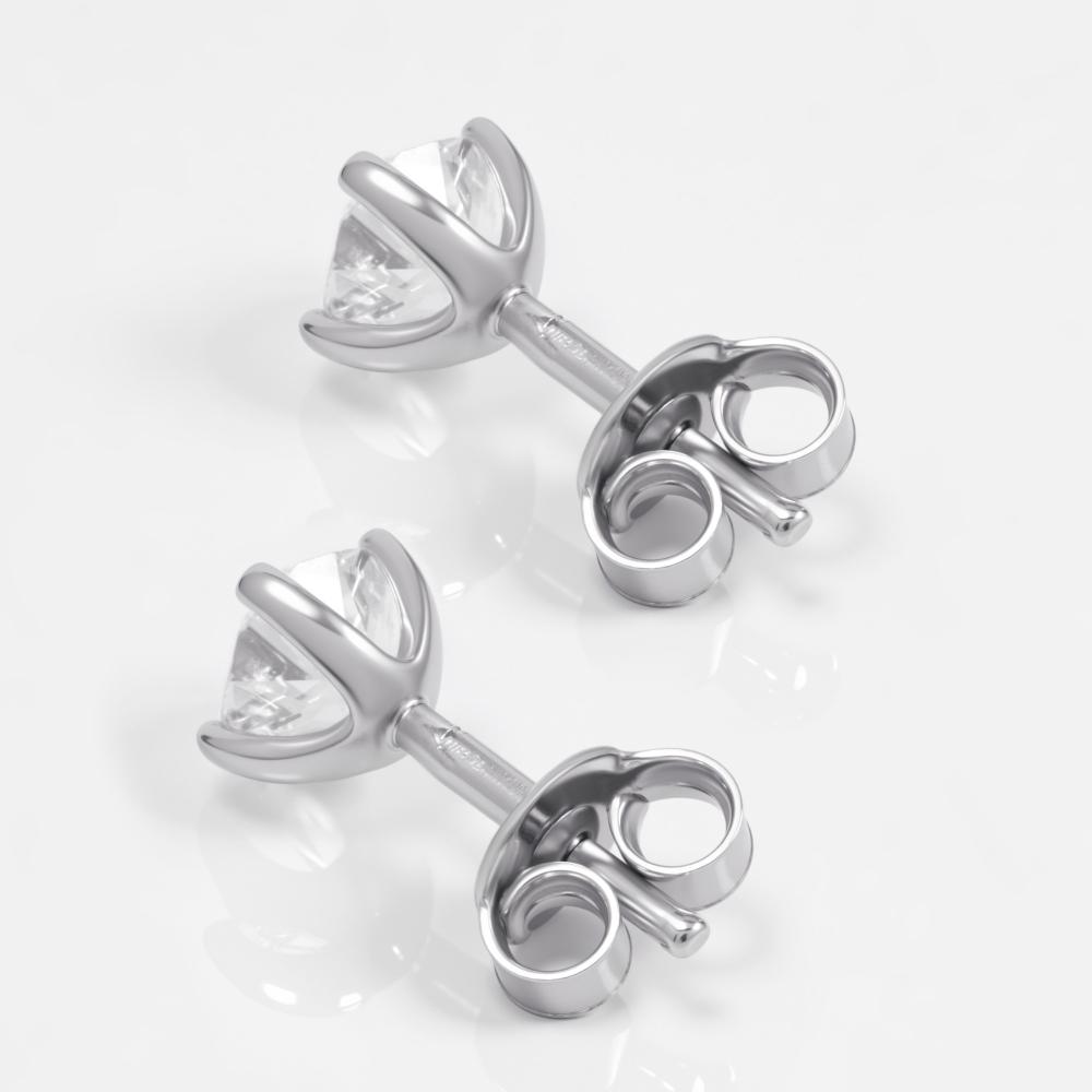 Серебряные серьги гвоздики Талант ТБ12-72-000S-26412