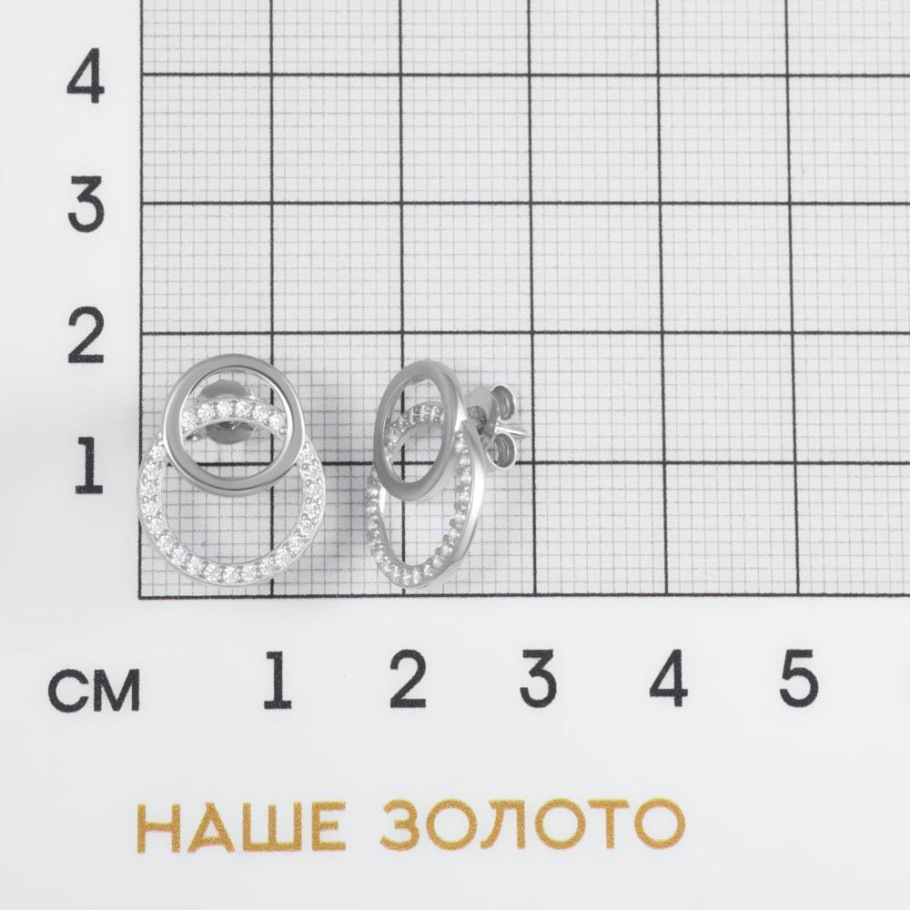 Серебряные серьги гвоздики Талант ТБ1272000111912