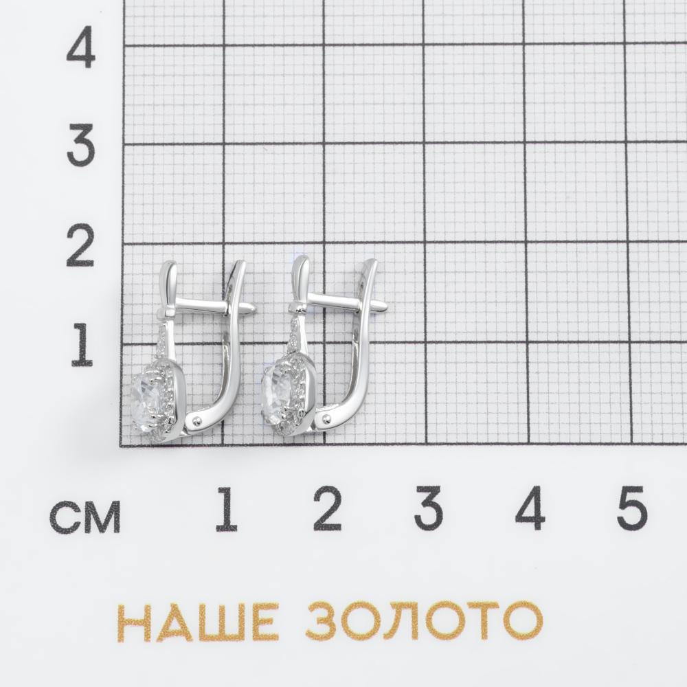 Серебряные серьги Мидас-пермь 4МС1001