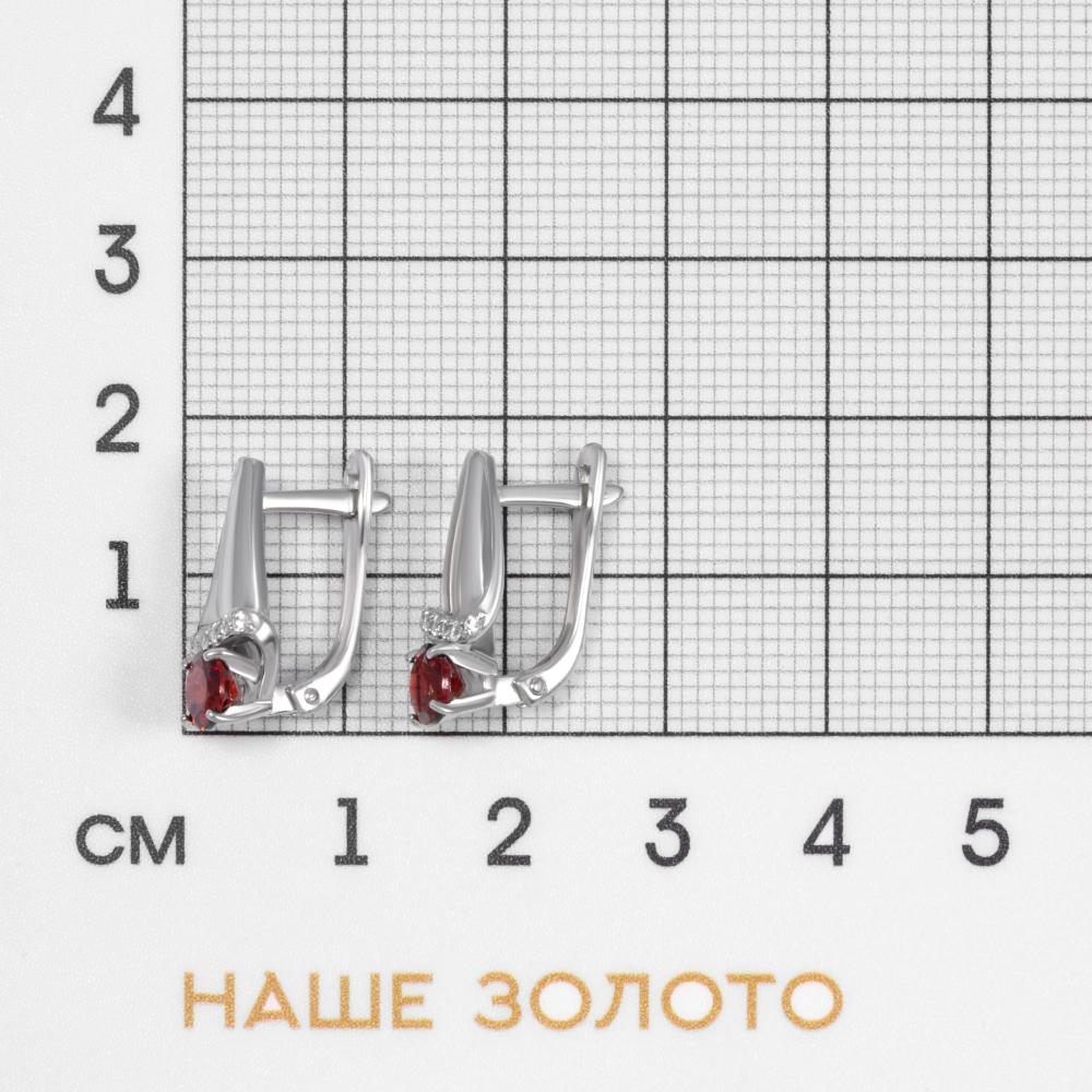 Серебряные серьги Efremof ЮП1221015995-4гр