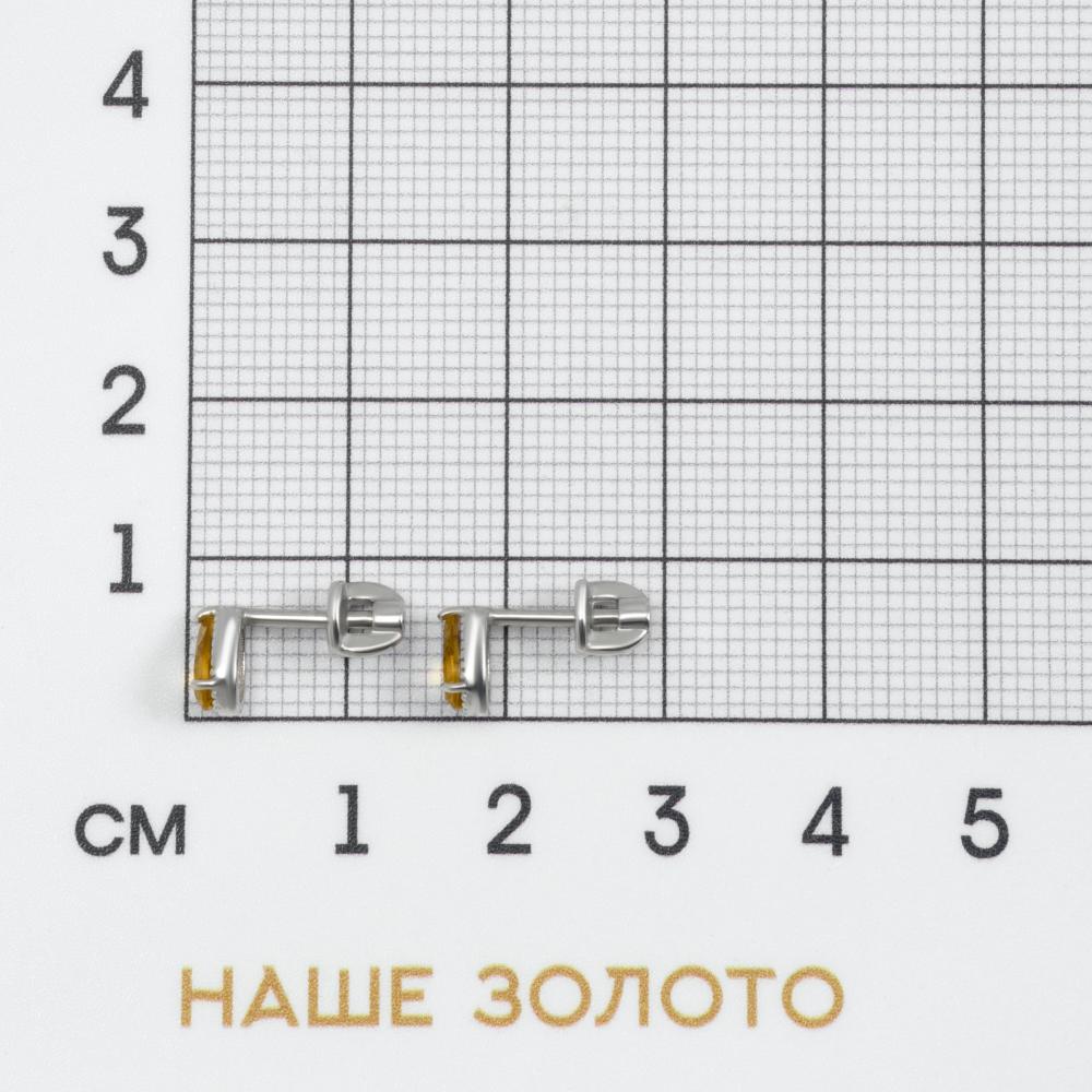 Серебряные серьги гвоздики Sokolov ДИ92022551
