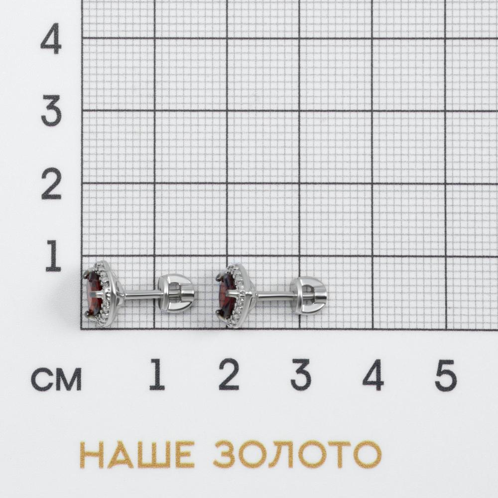 Серебряные серьги гвоздики Sokolov ДИ92022925