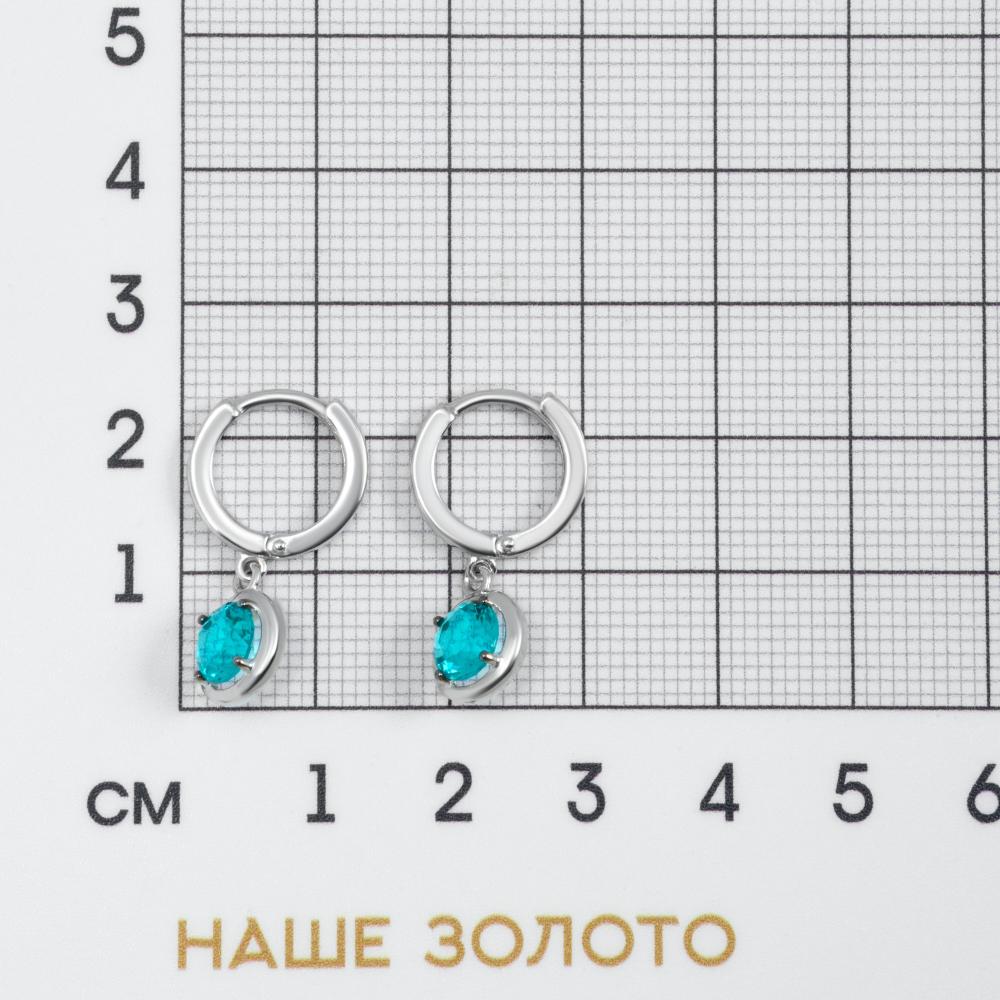 Серебряные серьги конго Sokolov ДИ92023029
