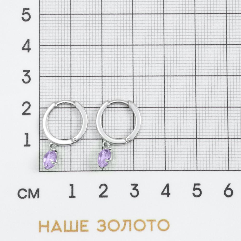 Серебряные серьги конго Sokolov ДИ92022392