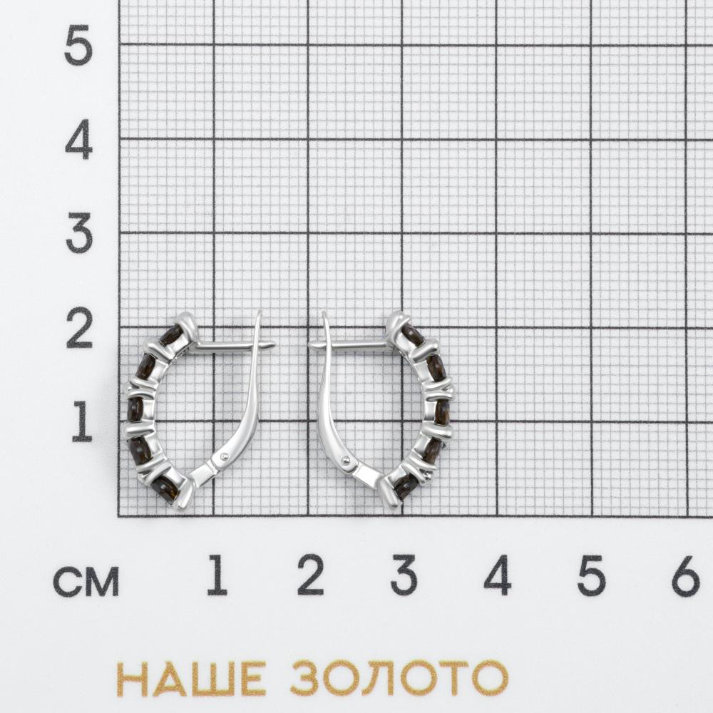 Серебряные серьги Sokolov ДИ94-320-00346-4