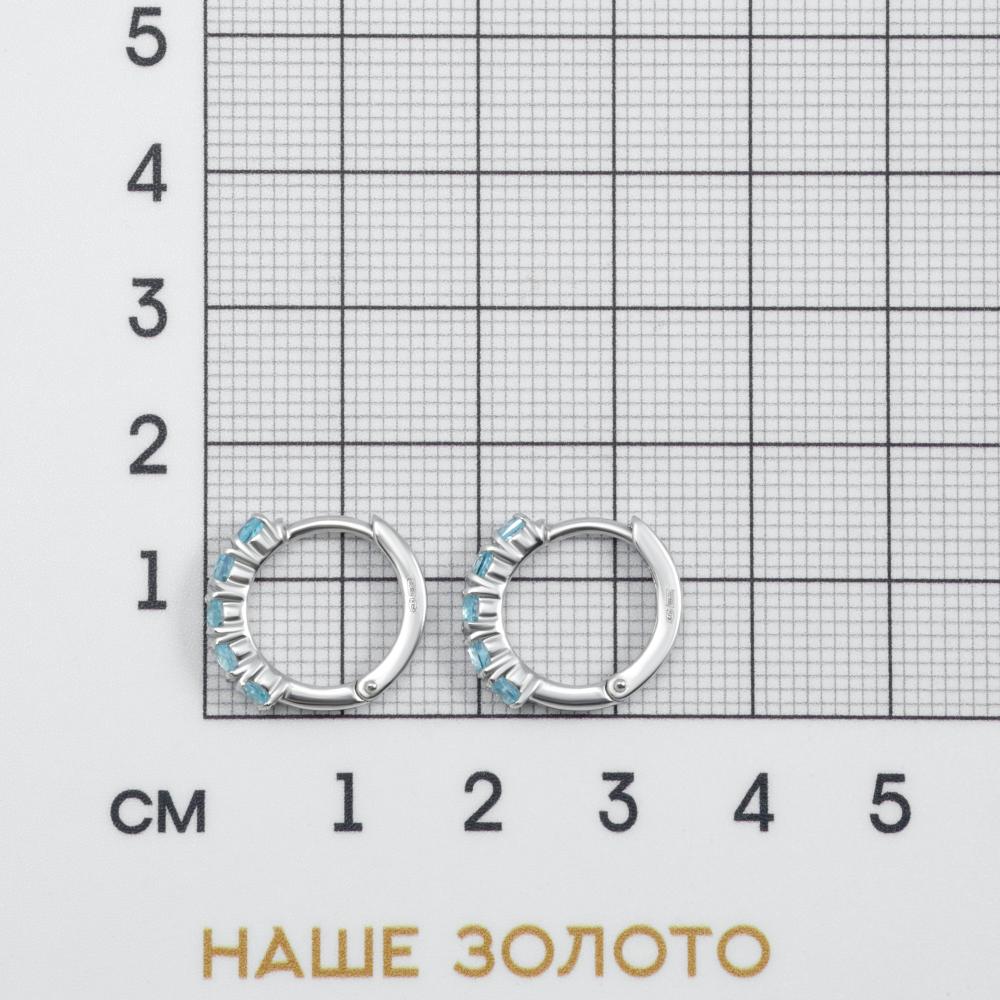 Серебряные серьги конго Sokolov ДИ92022510