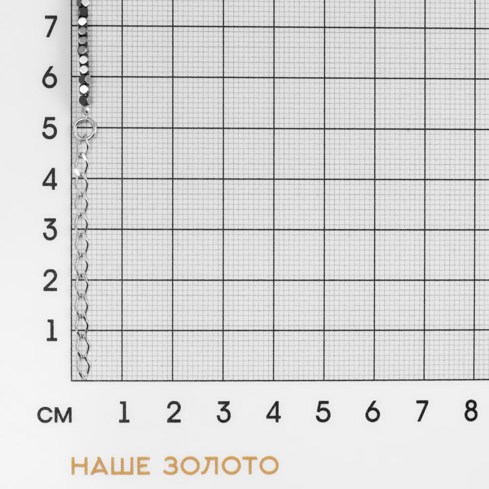 Серебряный браслет  А5Б-ГМ-150-1-С