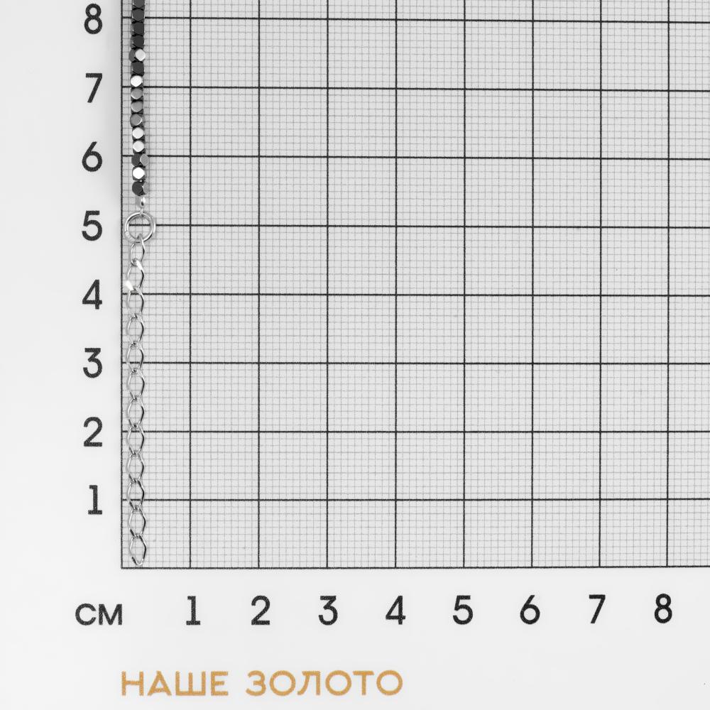 Серебряные бусы  А5К-ГМ-150-1-С