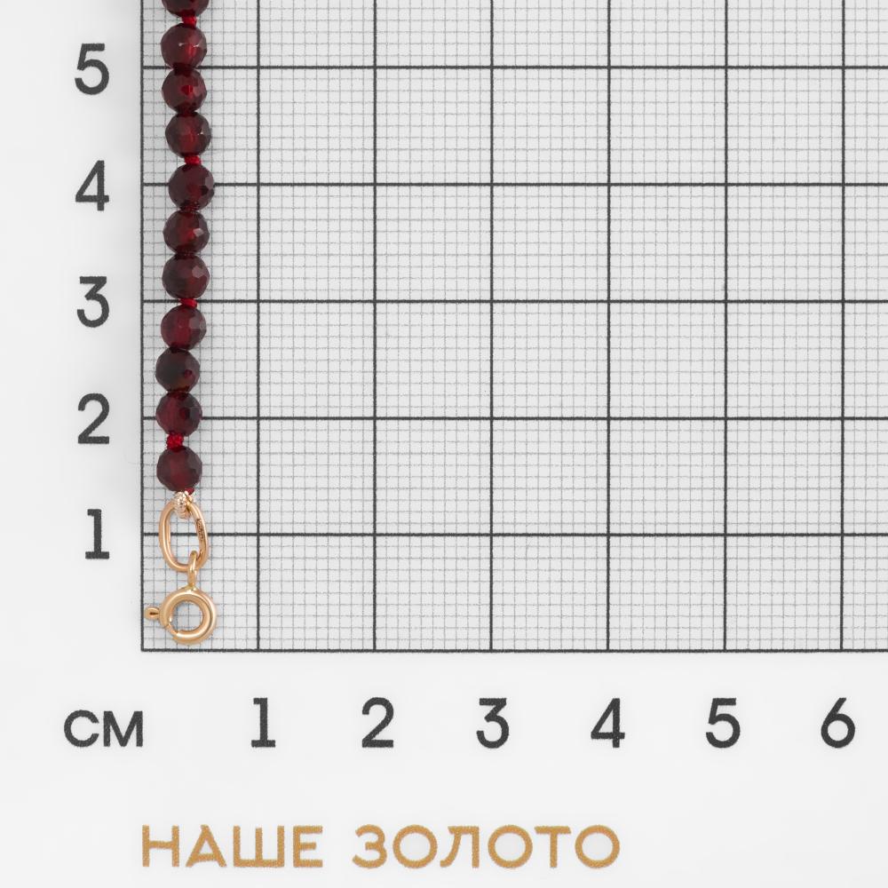 Золотой браслет  из красного золота 585 пробы А5Б-ГР-570/4/7-З