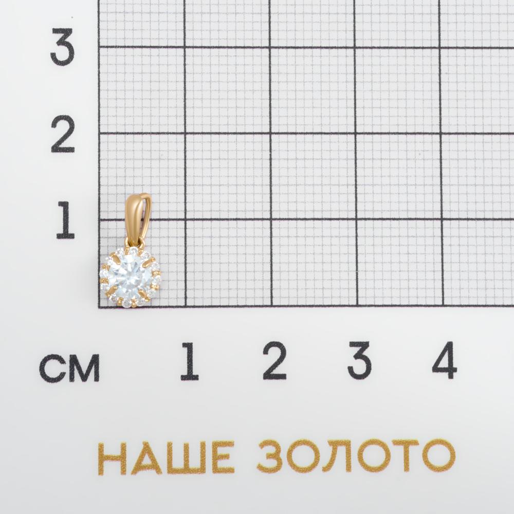 Золотая подвеска Золотая столица из красного золота 585 пробы ЗЧ3112371010