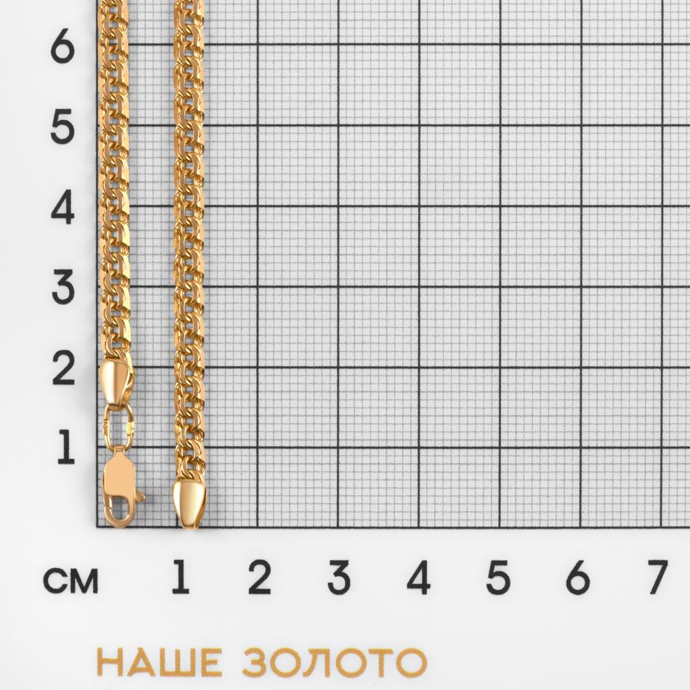 Золотая цепочка Аура из красного золота 585 пробы ЭОЦ101060