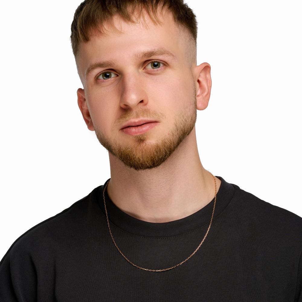 Золотая цепочка Krastsvetmet из красного золота 585 пробы КЯНЦ12-042 050