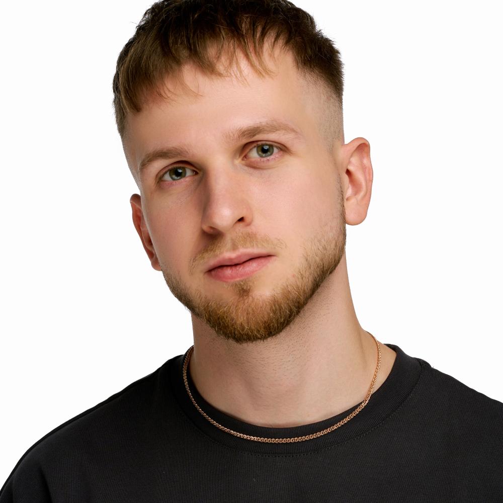 Золотая цепочка Krastsvetmet из красного золота 585 пробы КЯНЦ12-200ПГ 050