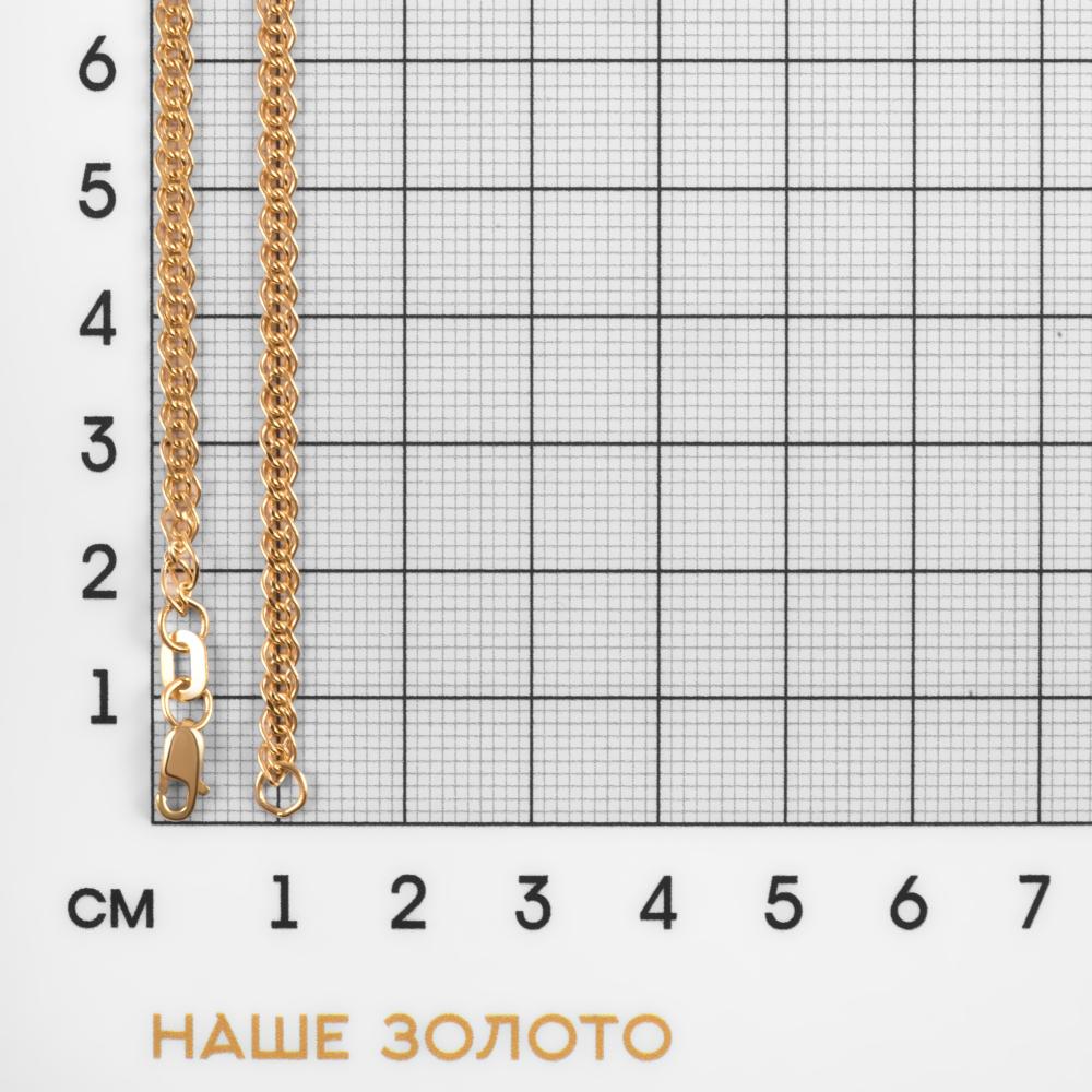 Золотая цепочка Krastsvetmet из красного золота 585 пробы КЯНЦ12-200ПГ 050