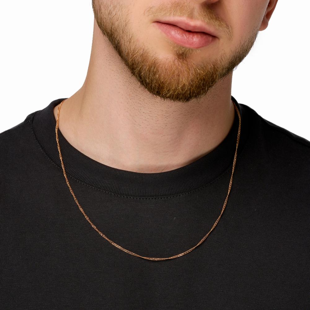 Золотая цепочка Krastsvetmet из красного золота 585 пробы КЯНЦ12-076 030