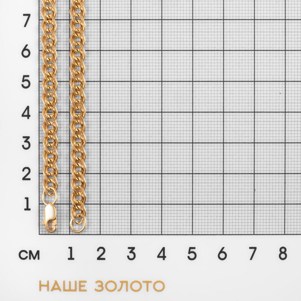 Золотая цепочка Krastsvetmet из красного золота 585 пробы КЯНЦ12-200ПГ 080