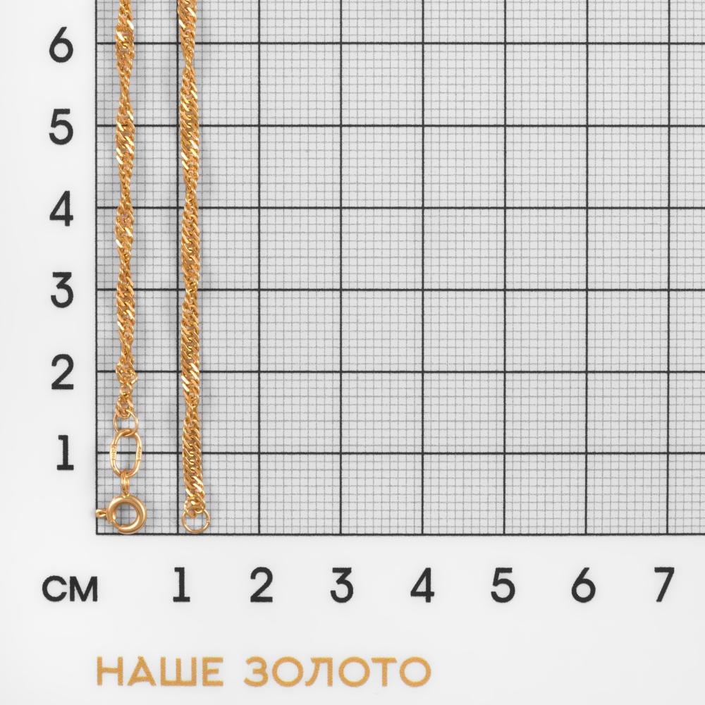 Золотая цепочка Талант из красного золота 585 пробы ТБ31101004030028