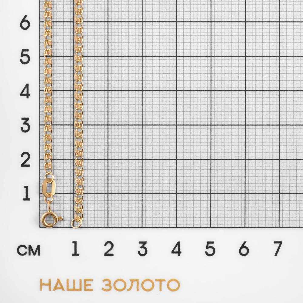 Золотая цепочка Krastsvetmet из красного золота 585 пробы КЯНЦ12-087 040