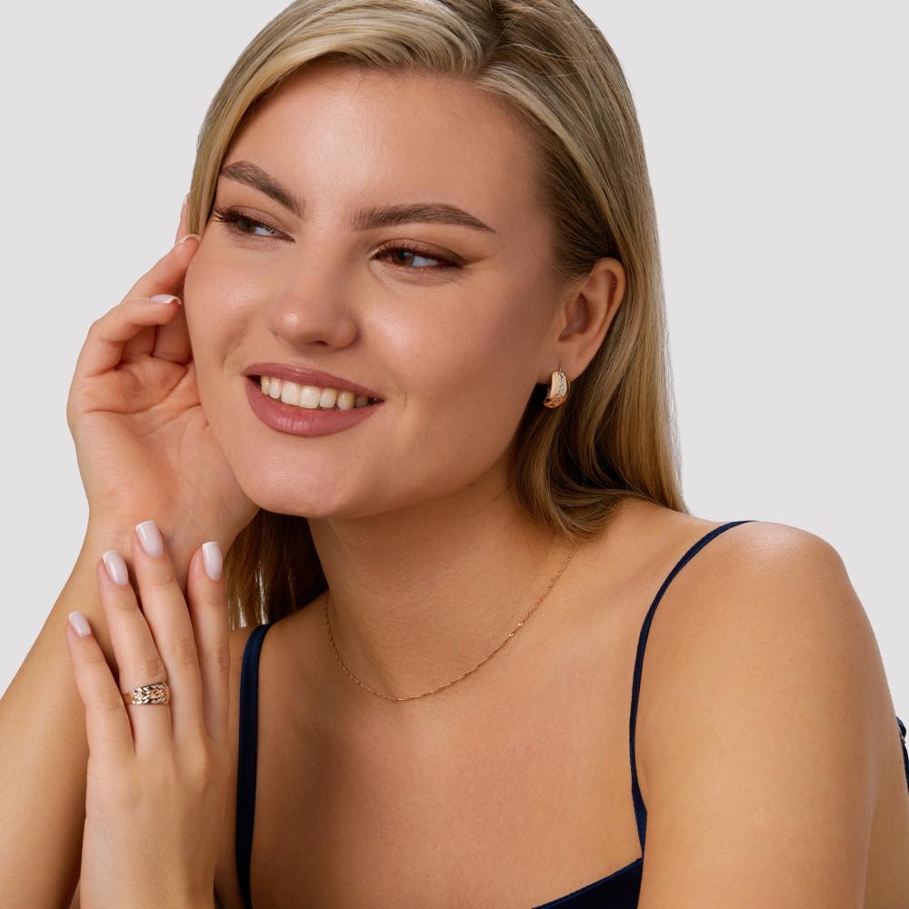 Золотая цепочка Krastsvetmet из красного золота 585 пробы КЯНЦ12-028 020