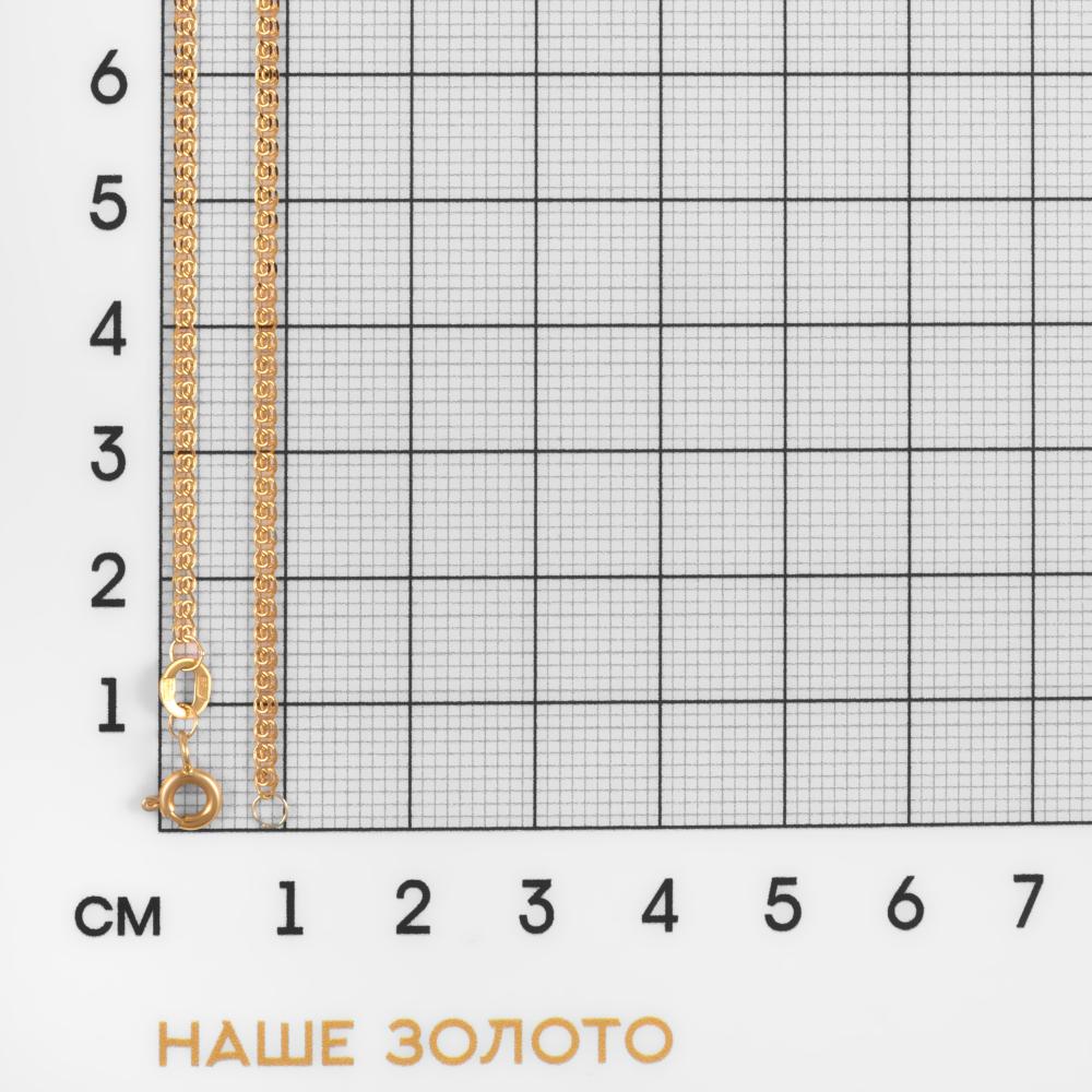 Золотая цепочка Krastsvetmet из красного золота 585 пробы КЯНЦ12-087 030
