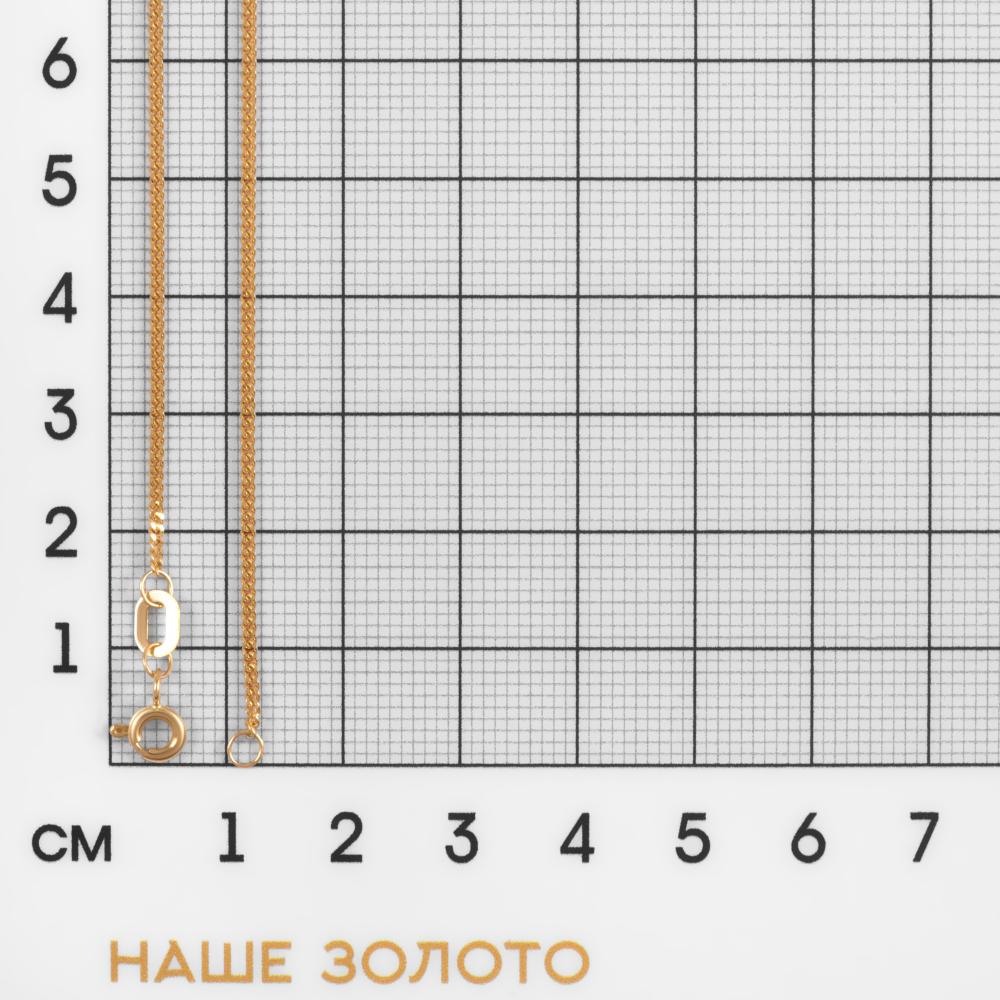 Золотая цепочка Krastsvetmet из красного золота 585 пробы КЯНЦ12-002 040