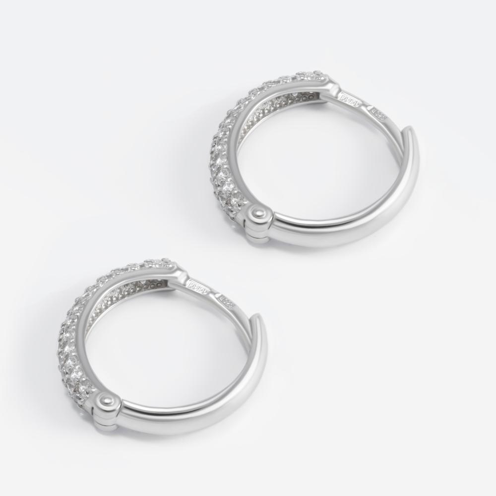 Серебряные серьги конго Иллада 2ИС122482