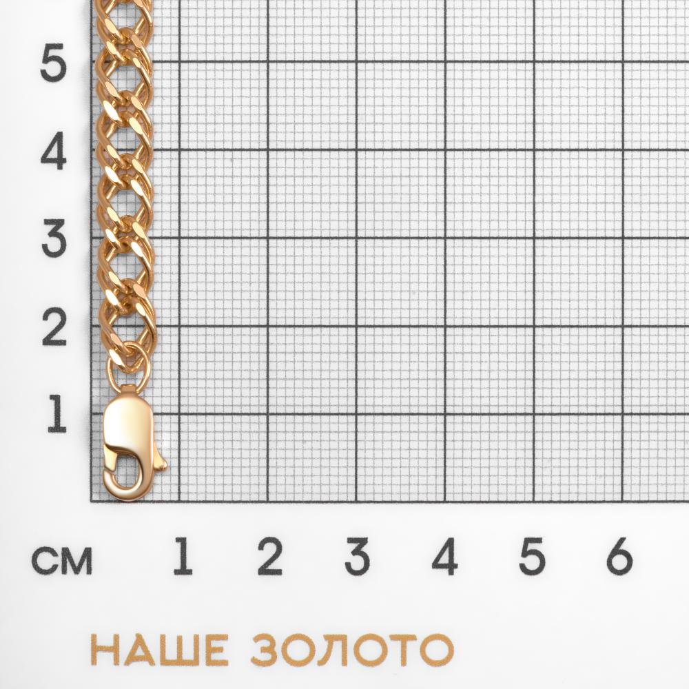 Золотой браслет Krastsvetmet из красного золота 585 пробы КЯНБ12-076ПГ 100
