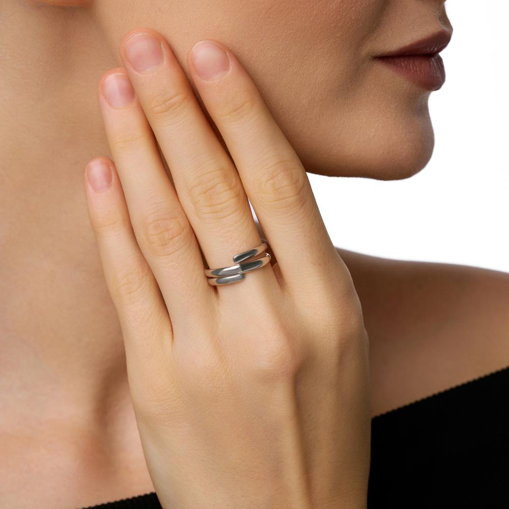 Серебряное кольцо Золотые купола ЗК0101705-00245