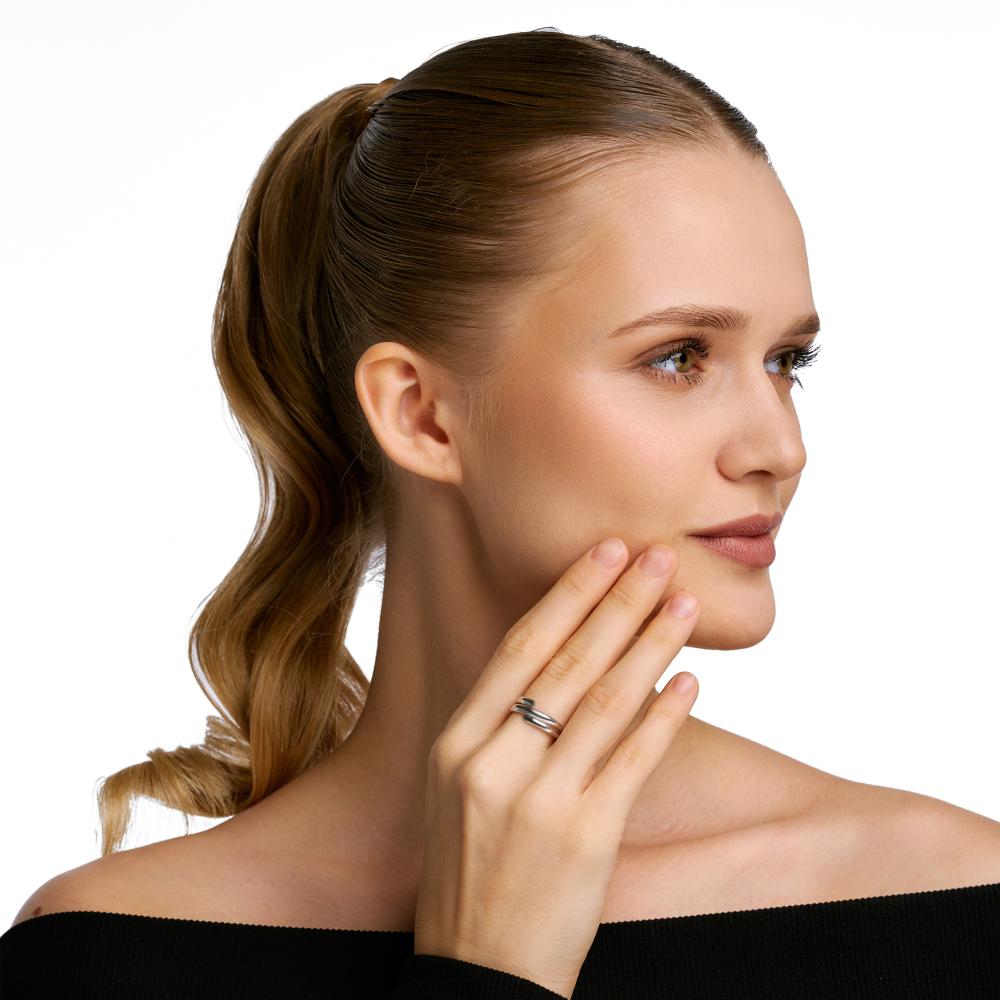 Серебряное кольцо Золотые купола ЗК0101705-00245