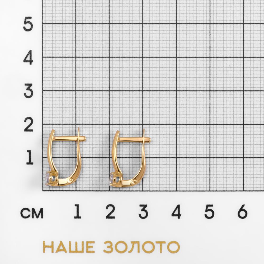 Золотые серьги Efremof из красного золота 585 пробы ЮПС13215949