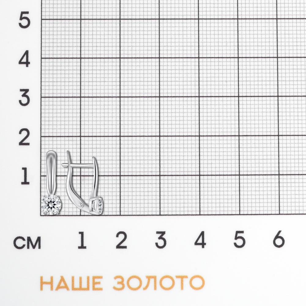 Серебряные серьги Золотая столица ЗЧС2180081010