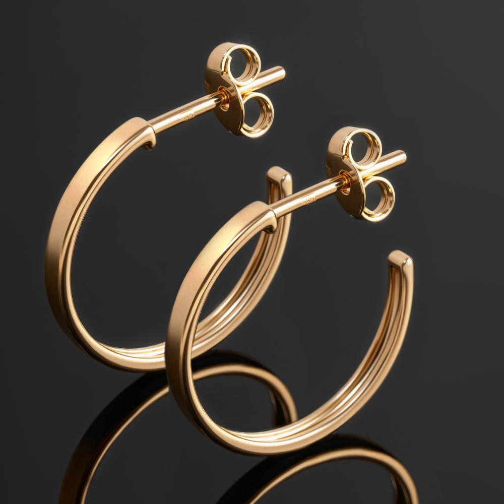 Золотые серьги New gold из красного золота 585 пробы НЮ09976707010000000