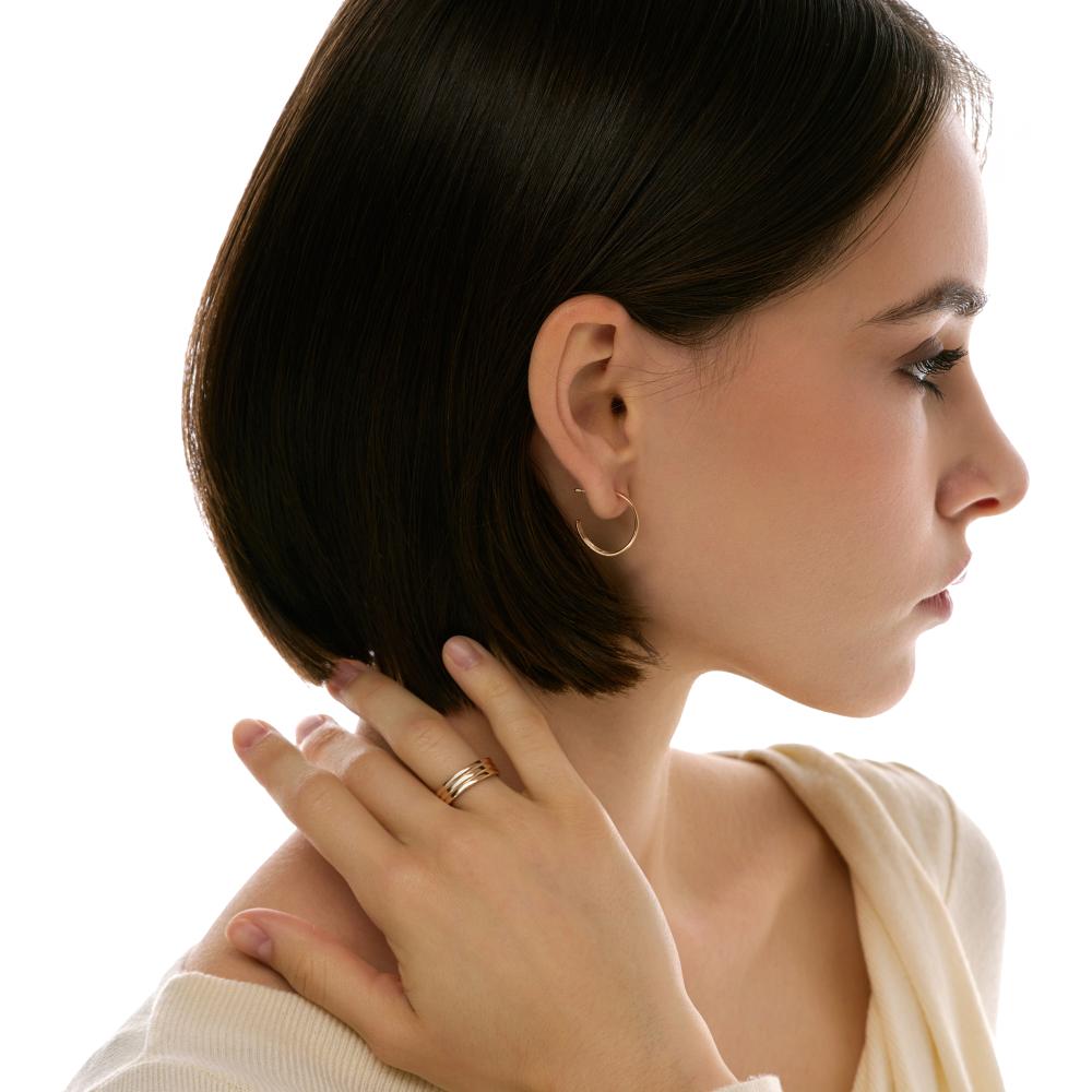 Золотые серьги New gold из красного золота 585 пробы НЮ09976707010000000
