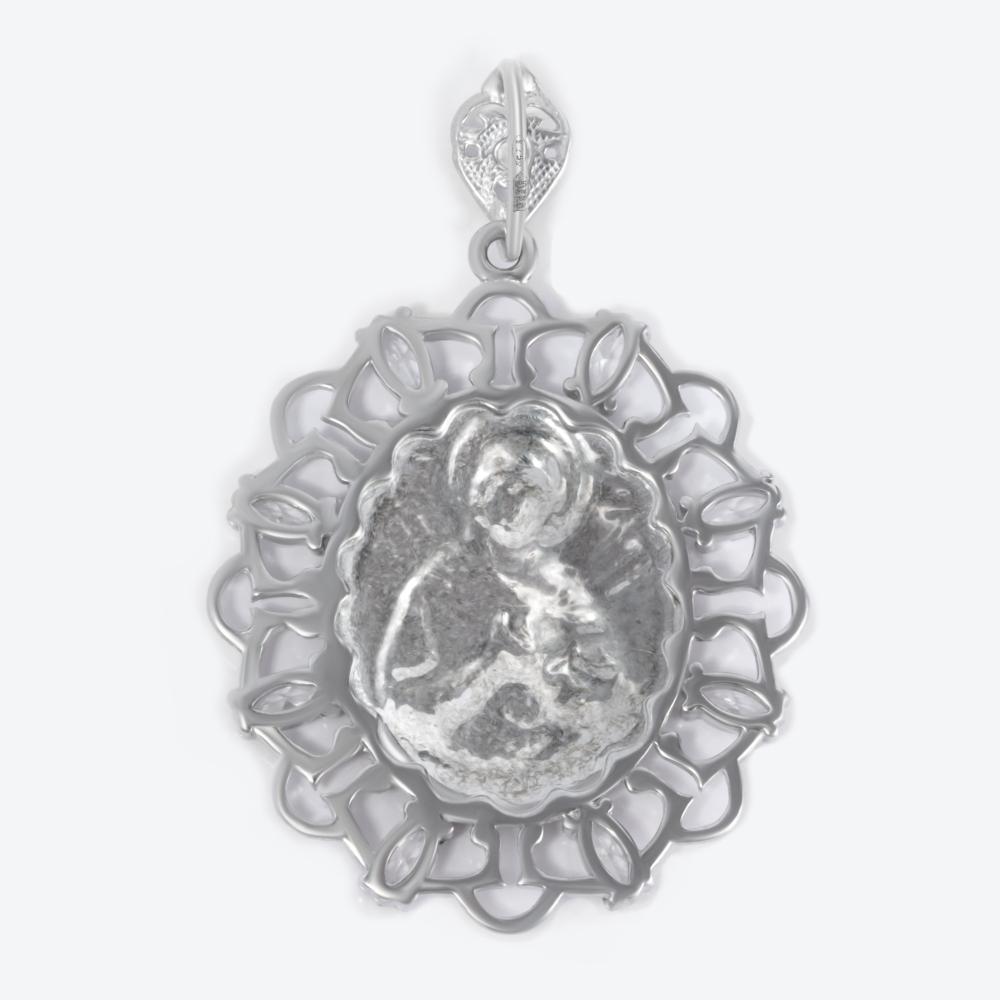 Серебряная иконка Золотая подкова ЯВ819-00050-01-00-20-00