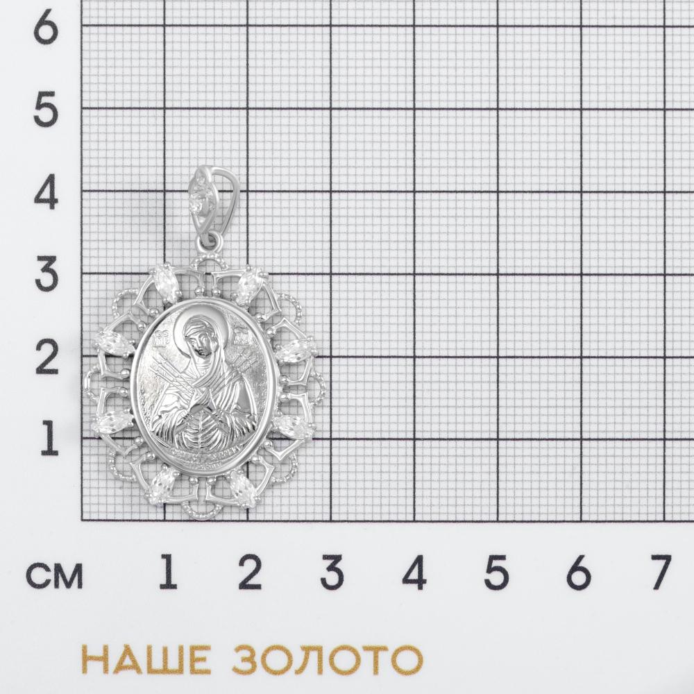 Серебряная иконка Золотая подкова ЯВ819-00050-01-00-20-00