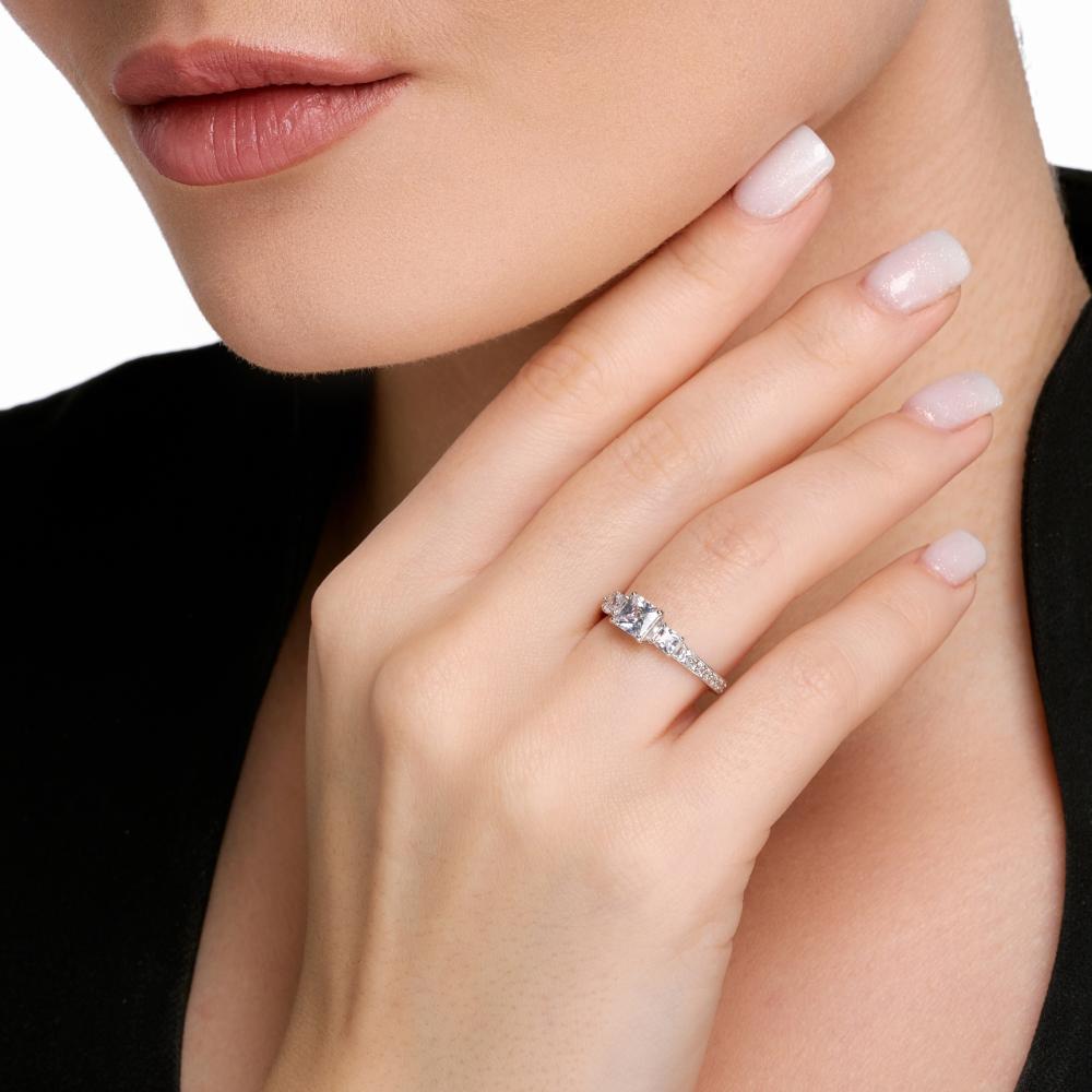 Серебряное кольцо Золотые купола ЗК0101406-00775