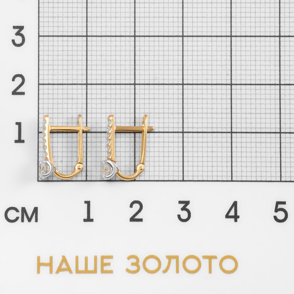 Золотые серьги Ювелир трейд из красного золота 585 пробы ЮЙ212-20-0357-30