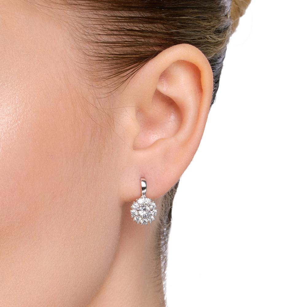 Серебряные серьги Золотые купола ЗК2101696-00775