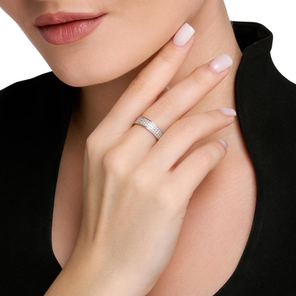 Серебряное кольцо Золотые купола ЗК1100577-00775