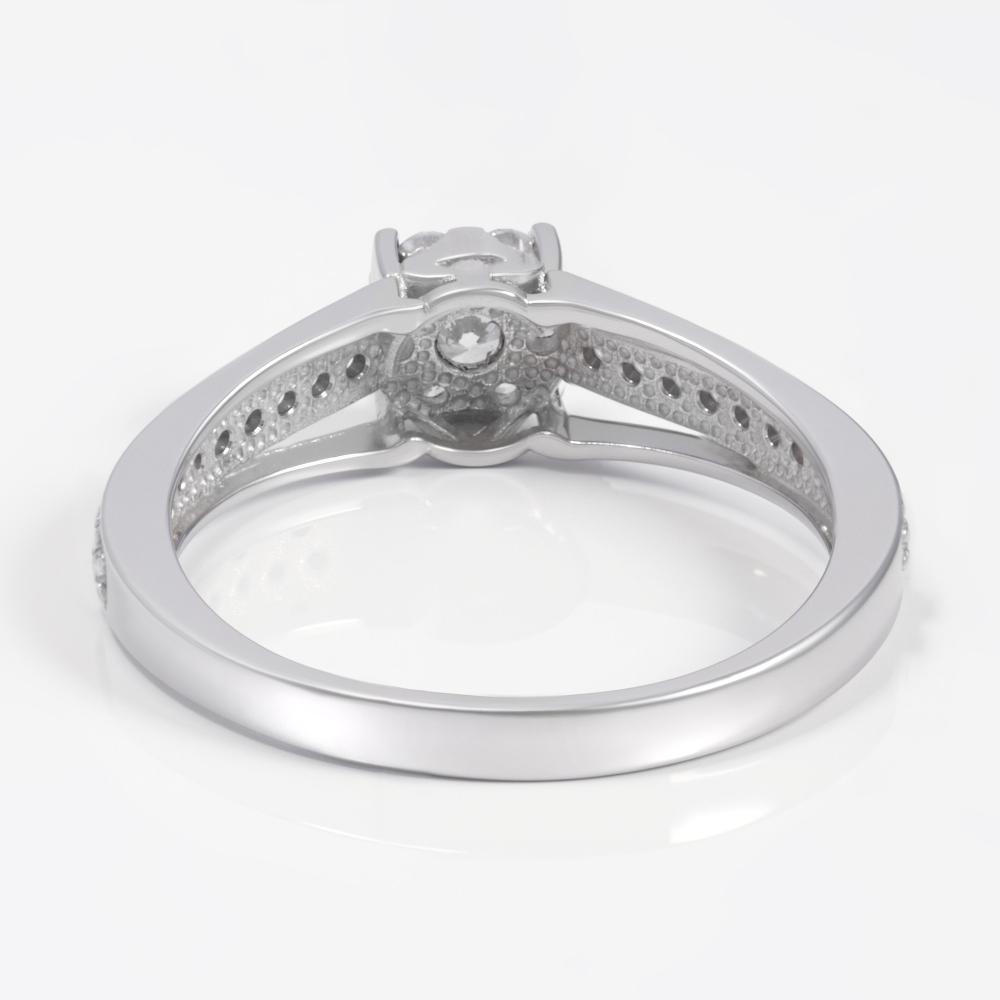 Серебряное кольцо Золотая подкова ЯВ802-02438-01-00-20-00