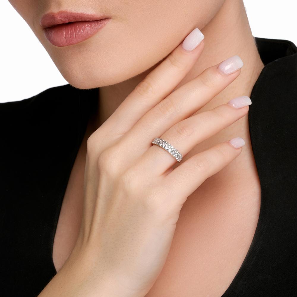 Серебряное кольцо Золотые купола ЗК1101602-00775