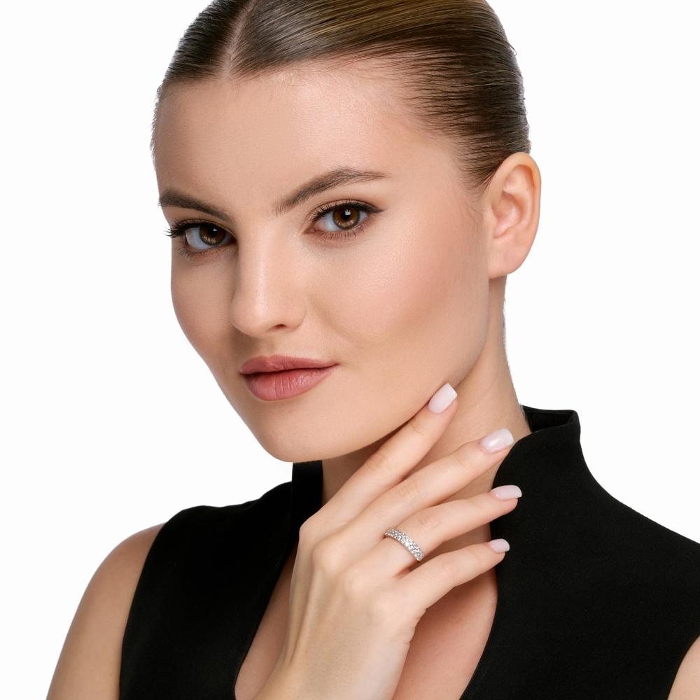 Серебряное кольцо Золотые купола ЗК1101602-00775