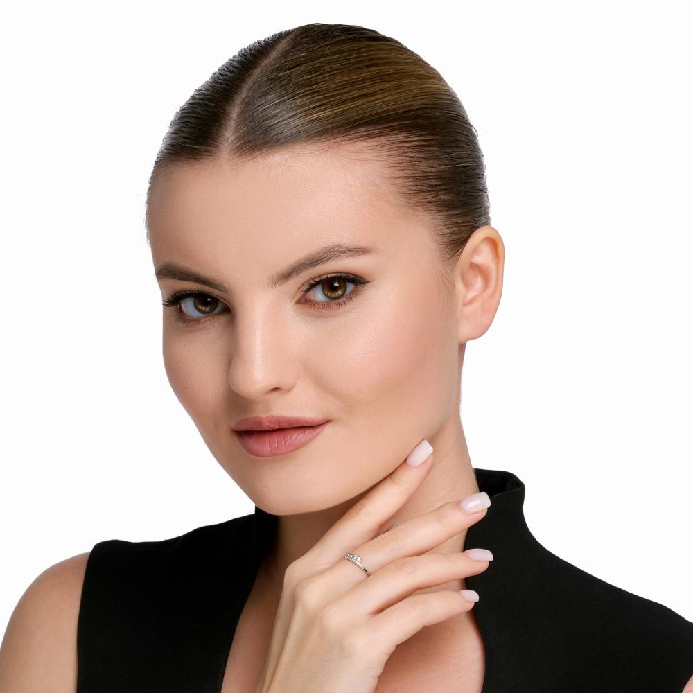 Серебряное кольцо Золотые купола ЗК1100830-00775