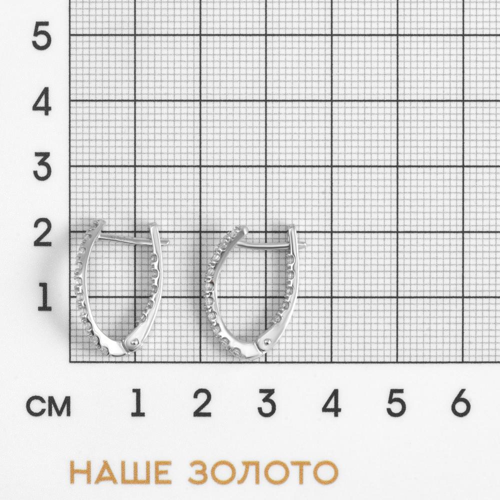 Серебряные серьги Золотые купола ЗК0201868-00775