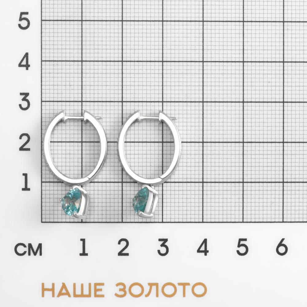 Серебряные серьги конго Альтеза А9С20213П
