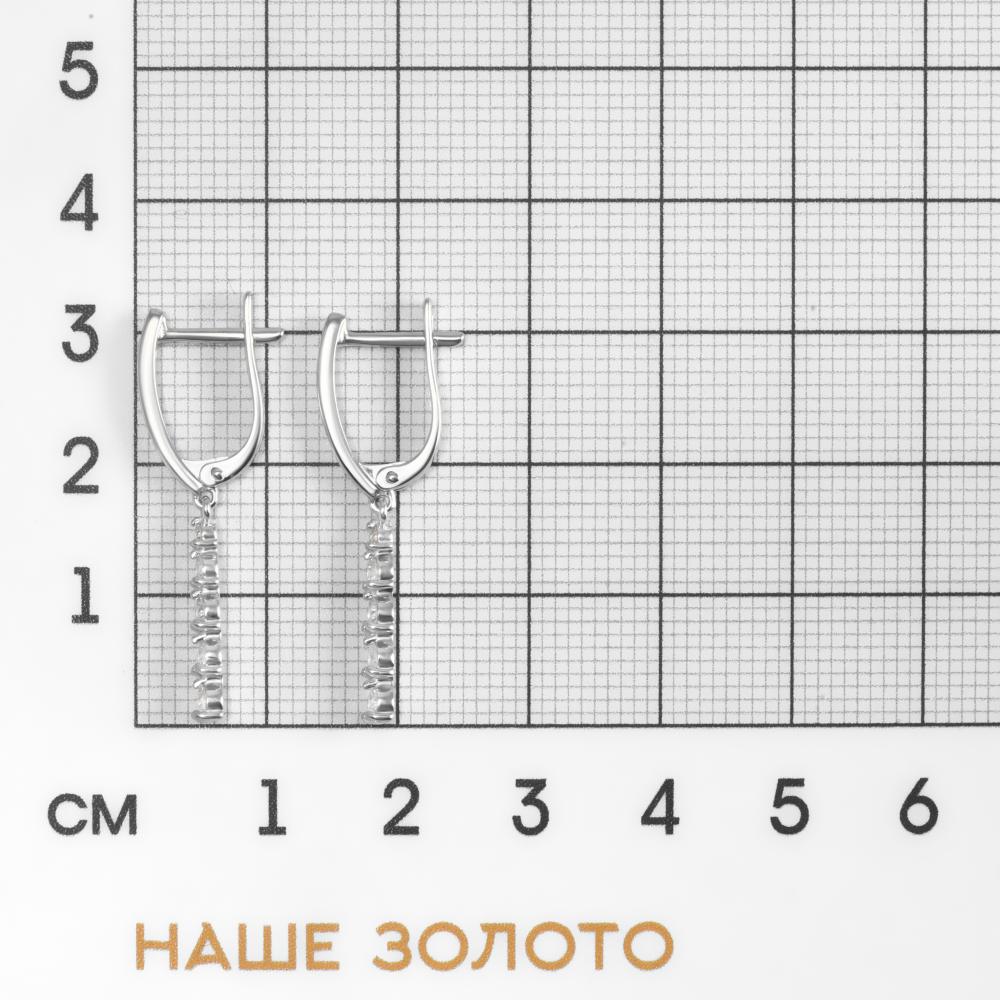 Золотые серьги подвесные New gold из красного золота 585 пробы НЮ095928_02_02_011_3484бр